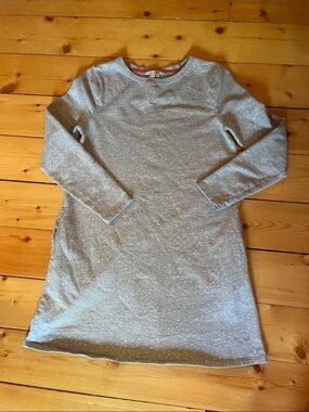 Women’s Long Sleeve Grey Dot Knit Dress - Boden